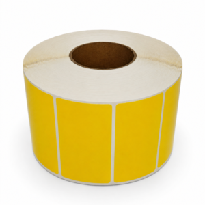 Labels - Stock Blank:4" x 2" Yellow Thermal Transfer Labels 3" core 3000/roll (12,000/case) #DAB185-L