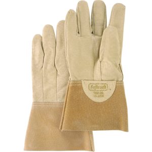 Softouch? Welding Gloves, Pigskin Leather, Size Medium - 610-2008M