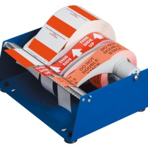 Label Dispenser 12″ Metal Bench Top or Wall Mount #DAB222-D