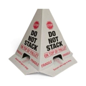 Pallet Cones White - Do Not Stack 8" x 8" x 10" (50/bundle) - PG770