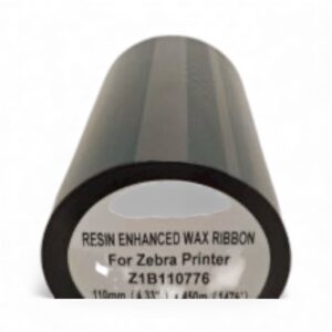 Labels - Stock Blank:Ribbon 110mm x 450m Zebra Printer (24 rolls/case) #DAB083-L