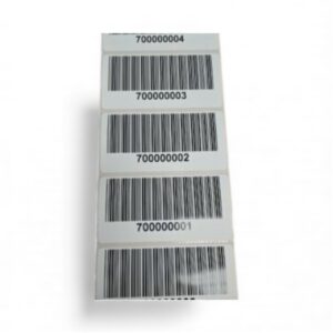 Label - Custom Printed:4” x 2” Custom Printed Paperless ASN Bar Code Label Sequential 3,000/roll (12,000/case) #DAB209-LASN