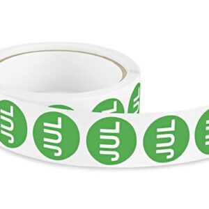 Month Stickers 1" Circle (1000/roll) - July - DAB099-L