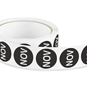 Month Stickers 1" Circle (1000/roll) - November - DAB101-L