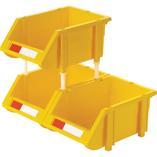 Stack & Hang Bin, 4-13/16" W x 3-3/16" H x 7-1/8" D, Yellow - #CB261 - Image 2