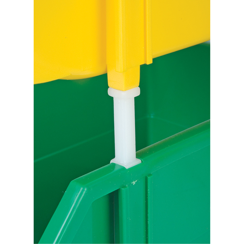 Stack & Hang Bin, 5-7/8" W x 4-11/16" H x 9-13/16" D, Yellow - #CB263 - Image 3