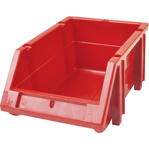 Stack & Hang Bin, 5-7/8" W x 4-11/16" H x 9-13/16" D, Red - #CC243