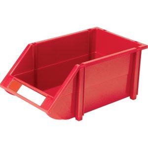 Stack & Hang Bin, 8-3/16" W x 6-3/16" H x 14" D, Red - CC244