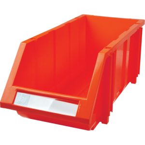 Stack & Hang Bin, 7-7/8" W x 7" H x 17-11/16" D, Red - CC245