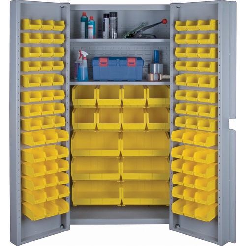 Deep Door Combination Cabinets, 38" W x 24" D x 72" H, Grey - CF354
