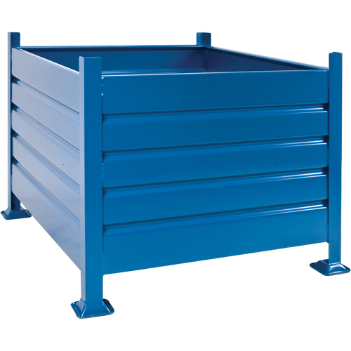 Bulk Stacking Containers, 30" H x 34.5" W x 40.5" D, 4500 lbs. Capacity - CF457