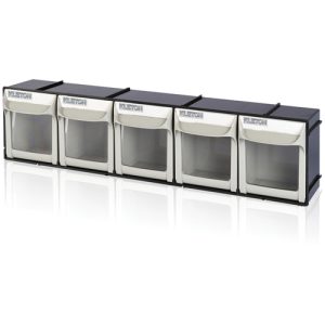 Heavy-Duty Tilt Bin, 23-1/2" W x 4" D x 5-7/8" H, 5 Drawers - CF473