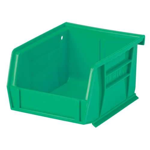 Stack & Hang Bin, 4-1/8" W x 3" H x 5-3/8" D, Green - CF821