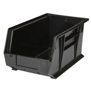 Stack & Hang Bin, 8-1/4" W x 7" H x 14-3/4" D, Black - CF849