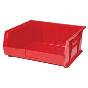 Stack & Hang Bin, 16-1/2" W x 7" H x 14-3/4" D, Red - CF852