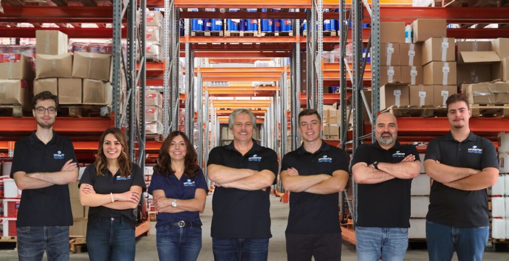 David Veri, President of Distribution and Beyond Corp., with the Distribution and Beyond Corp. team