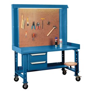 Maxi-Bench Workstation, Steel/Wood Surface, 60" W x 30" D x 76" H - FF069