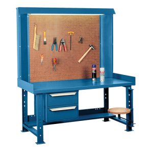 Maxi-Bench Workstation, Steel/Wood Surface, 60" W x 30" D x 70" H - FF072