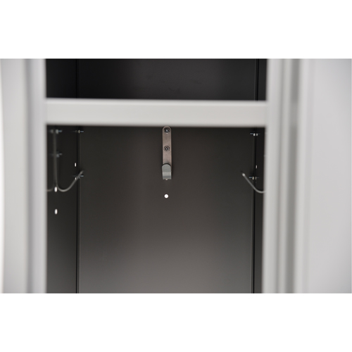 Lockers, Bank of 2, 24" x 18" x 72", Steel, Grey, Knocked Down - FL367 - Image 2