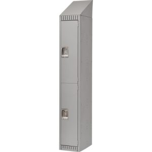 Assembled Lockers, 12" x 18" x 72", Steel, Grey, Rivet (Assembled) - FN478