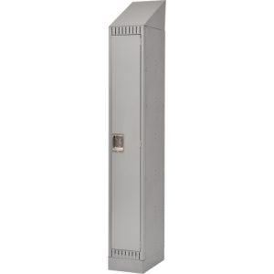 Lockers, 12" x 18" x 86", Steel, Grey, Knocked Down - FL404