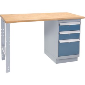 Industrial-Duty Workbench, Drawers, 1000 lbs Cap., 60" W x 30" D, 34" H - FN337
