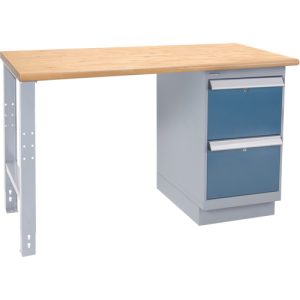Industrial-Duty Workbench, Door w/ Drawer Combination, 1000 lbs Cap., 60" W x 30" D, 34" H - FN352
