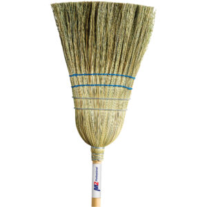 Broom Corn Heavy Duty 2-String Wood Handle - #JM715