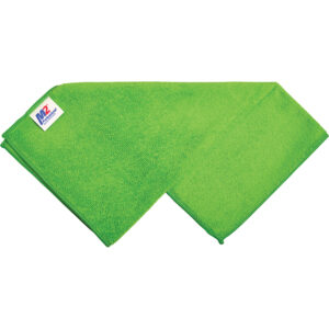 Cleaning Cloth, Microfibre 16" x 16" Green (25/pack) - #DAB138-W