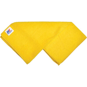 Cleaning Cloth, Microfibre 16" x 16" Yellow (12/pack) - #JO360