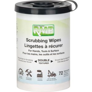 Dual-Texture Heavy-Duty Scrubbing Wipes, 72 Wipes, 10" x 12" - JP784
