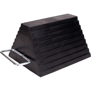 Wheel Chock, 9" x 8" x 6", Black - KH600
