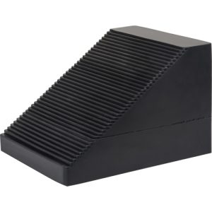 Wheel Chock, 10-5/8" x 8-5/8" x 7", Black - KI252