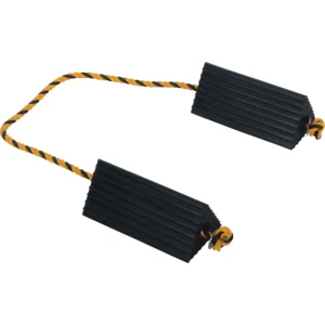 Wheel Chock - Airline 5" x 10" x 4-1/2", Black #KI291