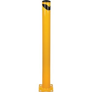 Bollard, Steel, 48" H x 4-1/2" W, Yellow - KI295