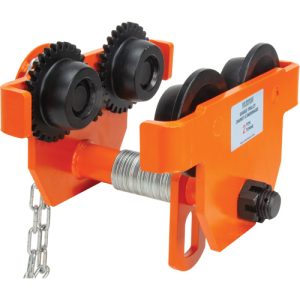 Adjustable Trolley with Safety Plates, 6000 lbs. (3 tons) Capacity, 3-7/16" - 7-3/8" - LW560