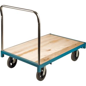 Heavy-Duty Platform Truck, 48" L x 30" W, 2000 lbs. Capacity, Rubber Casters - MB304