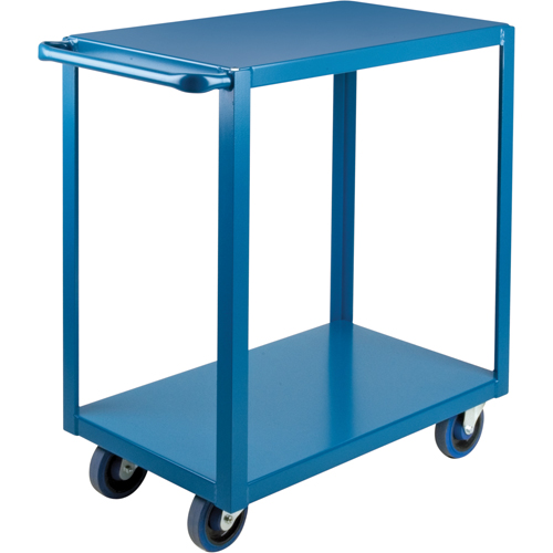 Heavy-Duty Shelf Carts, 2 Tiers, 18" W x 36" H x 30" D, 1200 lbs. Capacity - MB444