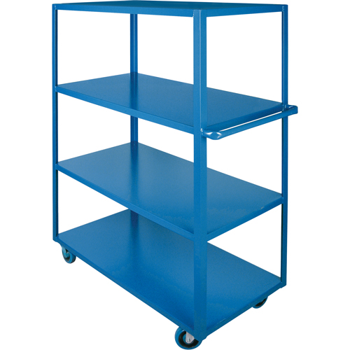 Heavy-Duty Shelf Carts, 4 Tiers, 24" W x 61" H x 48" D, 1200 lbs. Capacity - MB471