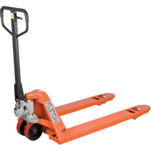 Heavy-Duty Hydraulic Pallet Truck, Steel, 48" L x 27" W, 5500 lbs. Capacity - MJ489