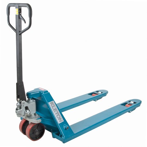 Heavy-Duty Hydraulic Pallet Truck, Steel, 36" L x 20.5" W, 5500 lbs. Capacity - MJ496