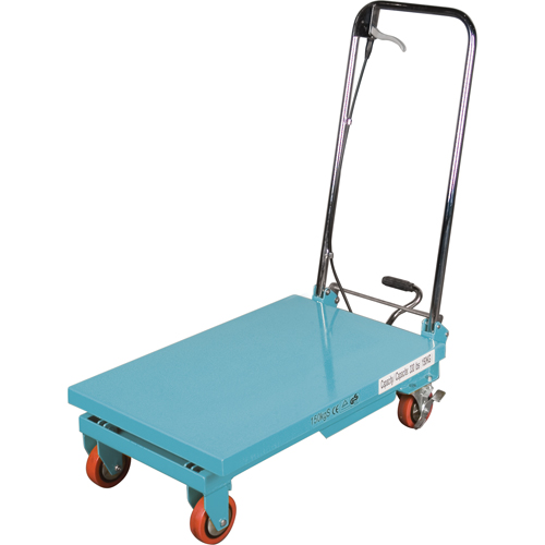 Heavy-Duty Hydraulic Scissor Lift Table, 27-1/2" L x 17-3/4" W, Steel, 330 lbs. Capacity - MJ518 - Image 4
