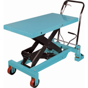 Heavy-Duty Hydraulic Scissor Lift Table, 40" L x 20-1/8" W, Steel, 2200 lbs. Capacity - MJ524