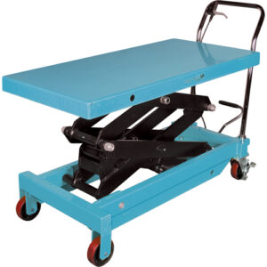 Heavy-Duty Hydraulic Scissor Lift Table, 48" L x 24" W, Steel, 1545 lbs. Capacity - MJ526