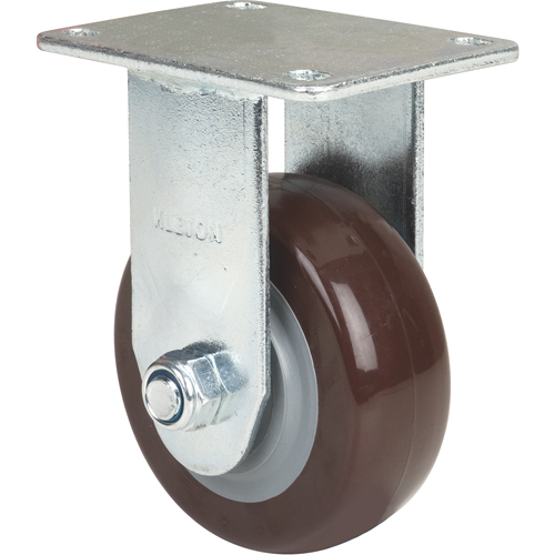 Caster, Rigid, 4" (101.6 mm), Polyurethane, 440 lbs. (199.58 kg.) - ML046