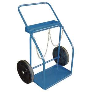 Gas Cylinder Carts, Rubber Wheels, 13" W x 25" L Base, 1000 lbs. - ML415