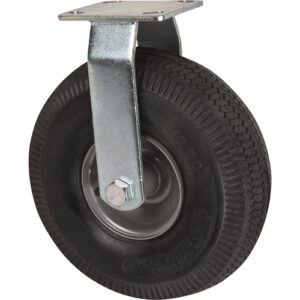Heavy-Duty Platform Truck - Replacement Casters, Rigid, 10" (254 mm), Pneumatic, 400 lbs. (181 kg.) - MN223