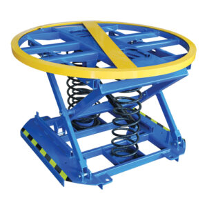 Spring-Operated Pallet Lifter, 43-5/8" L x 43-5/8" W, 4400 lbs. Cap. - MO787