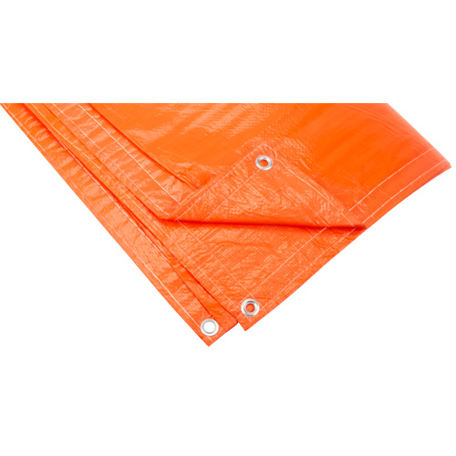 Insulated Tarps, Polyethylene, Orange, 20' x 12' x 8 mils - NAA081