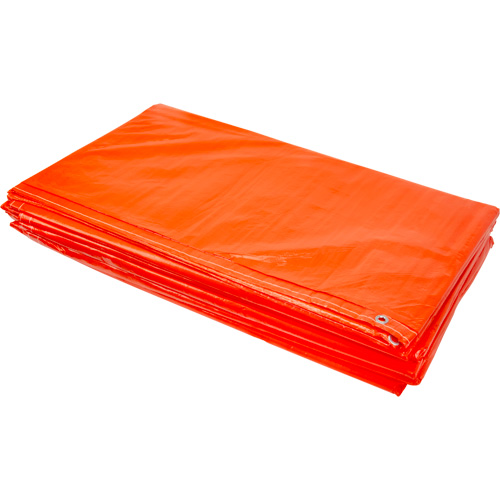 Insulated Tarps, Polyethylene, Orange, 20' x 12' x 8 mils - NAA081 - Image 2